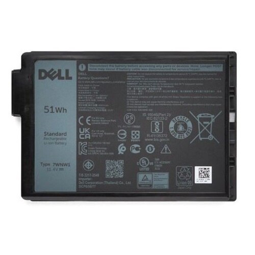 51 WH 3 células bateria principal para laptop Dell Latitude 5420/5424/7424 1