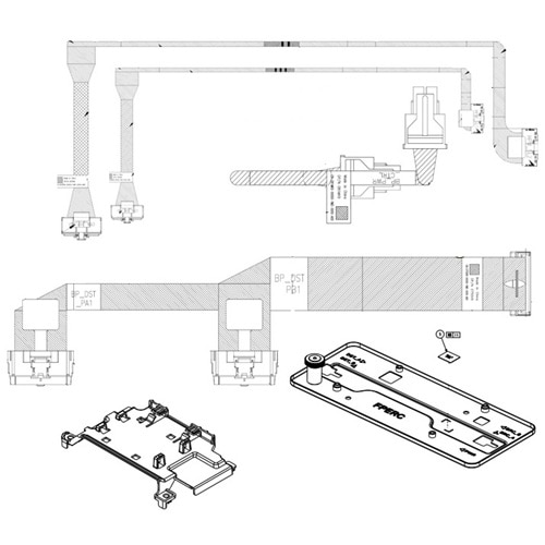 Kit de conversão do Dell PERC: de sem PERC para 1 PERC H965i frontal (8 NVMe Direct de 2,5 pol.) 1