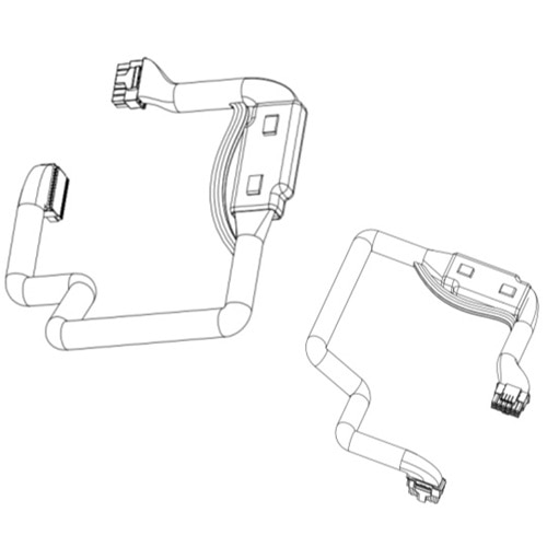 Cabos de alimentação da GPU Dell R770 para GPU H100 ou L40S, Instalação pelo Cliente 1