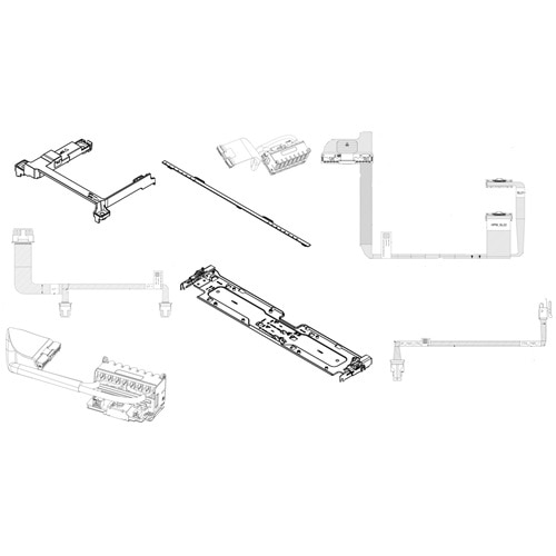 Kit de Conversão PowerEdge R6725, PERC da Dell, para PERC Frontal H975i (16xE3.S NVMe) 1