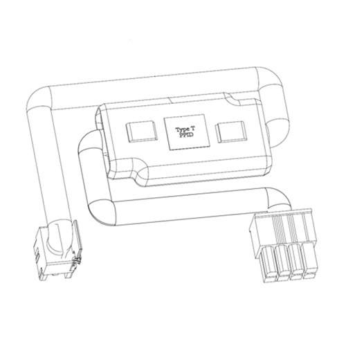Dell Cabos de alimentação PowerEdge R67x5 DPU para DPU único 1