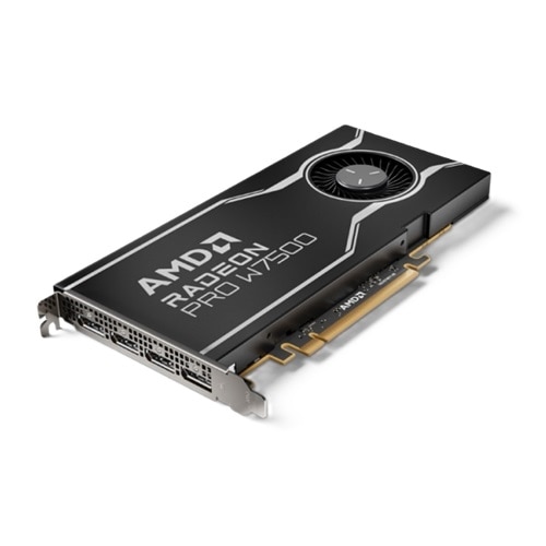 Dell AMD® Radeon™ Pro W7500, 8 GB GDDR6, altura integral, PCIe 4.0x8, 4 DP Placa Gráfica 1