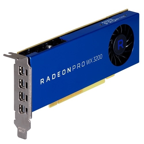 AMD Radeon Pro WX3200 4 GB, 4 mDP perfil baixo 1