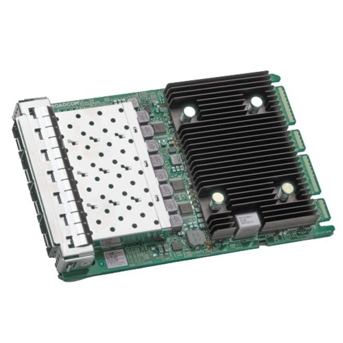 Broadcom 57608 quatro portas 25GbE SFP28 Adaptador, OCP 3.0 NIC 1