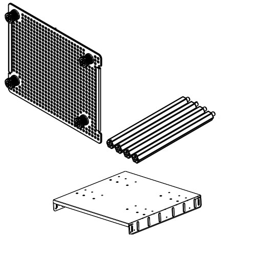 Dell PowerEdge XR8000r Montagem Vesa na parede e kit de malha para PSU, Instalação pelo Cliente 1