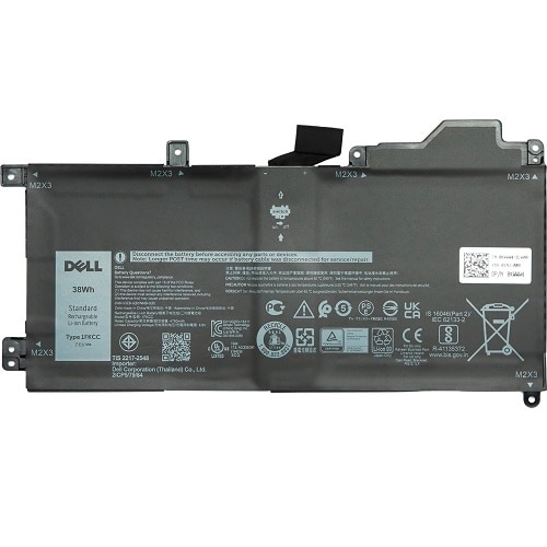 Bateria substituta Dell de íon de lítio de 2 células a 38 Wh para determinados notebooks 1