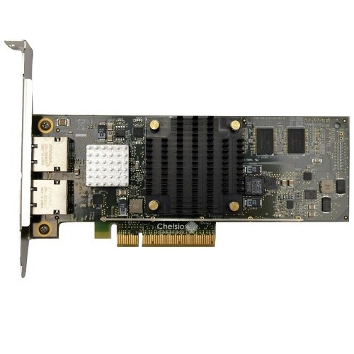 Dell med Dubbel portar 1Gb/10Gb IO Base-T Server Adapter Ethernet PCIe-nätverkskort fullhöjd 1