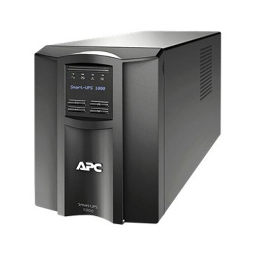 APC Smart-UPS 1000 LCD - UPS - AC 230 V - 700-watt - 1000 VA - RS-232, USB - 8 Utgång(ar) - svart 1