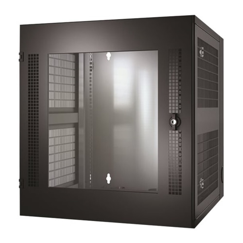 APC NetShelter WX - Rack - väggmontering - svart - 13U - 19-tum - för P/N: SUA1000RM2U, SUA1000RM2U-TU, SUA1000RMI2U 1
