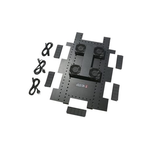 APC Roof Fan Tray - Bricka för rackfläkt (208/230 V) - svart - för NetShelter SX Enclosure with Sides 1