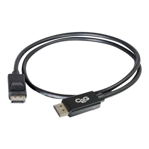 C2G 7m DisplayPort Cable with Latches 8K UHD M/M - 4K - Black - DisplayPort-kabel - 7 m 1