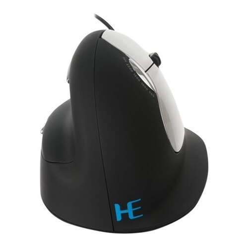 R-Go HE Mouse Break Ergonomiska mus, Anti-RSI-programvara, Medium (165-195mm), högerhänt, kabelansluten - Mus - USB - svart 1