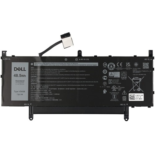 Dells 4-cells litiumjonbatteri med 48.5 wattimmar för utvalda bärbara datorer 1