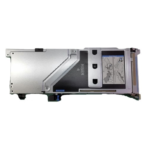 戴尔 Riser卡 4A, PCIe Gen4 2x8 (x16 接头), 全长度, (用于PowerEdge)R7525 1