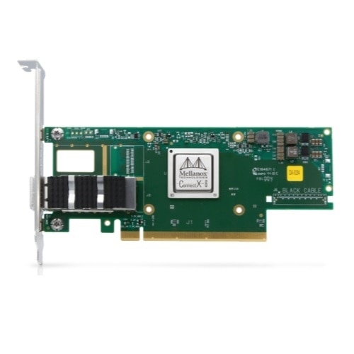 戴尔 Mellanox ConnectX-6 1端口 HDR100 QSFP56 Infiniband 适配器, PCIe 低调, Customer Install 1