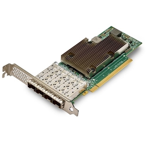 Broadcom 57504 四端口 10/25GbE SFP28, PCIe 适配器, 全高 1