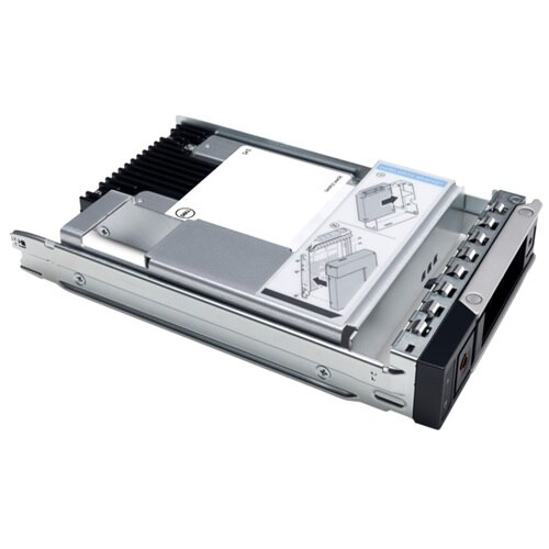 Dell 3.84TB SSD SATA 讀取密集型 6Gbps 512e 2.5吋 帶著 3.5吋 混合式托架 1DWPD 1