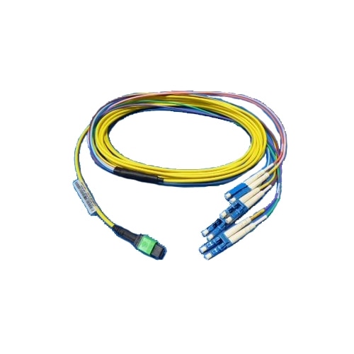 戴爾 網絡線, 纜, SMF MPO 至 4xLC Breakout 纜, 5 m, Customer kit 1