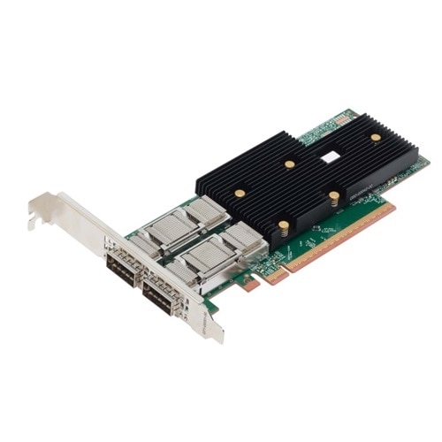 Broadcom® 57608 雙端口 100GbE QSFP56 配接卡, PCIe 全高 1