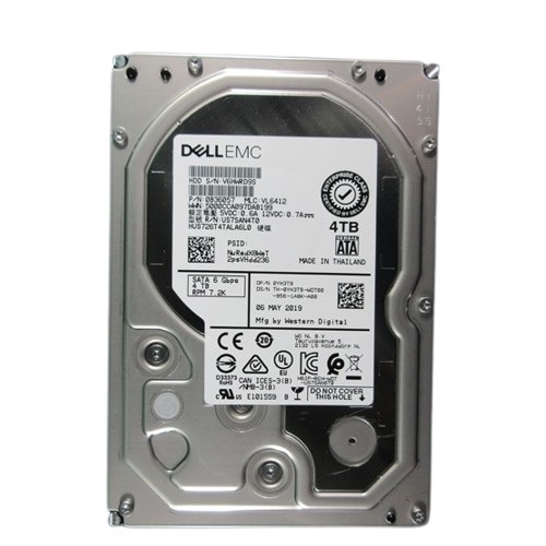 Dell 4TB 7.2K RPM SATA 6Gbps 512n 3.5吋 熱插拔 硬碟 1