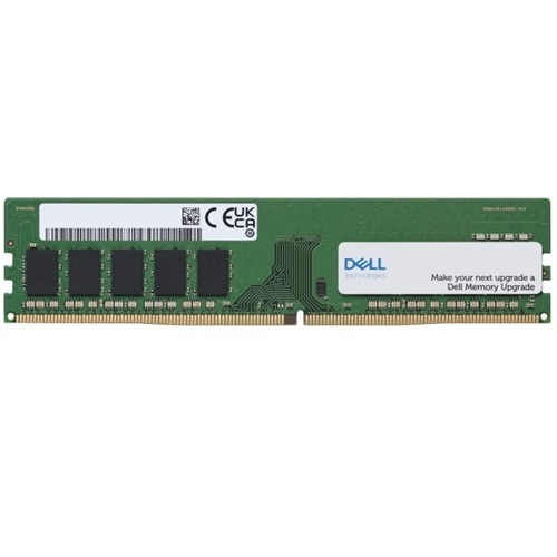 Dell 記憶體升級版 - 8 GB - 1Rx8 DDR4 UDIMM 3200 MT/s ECC (與 Non-ECC 和 RDIMM 不相容) 1