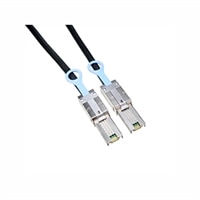 Dell - Externí kabel SAS - 4 x InfiniBand (M) do 4 x InfiniBand (M) - 4 m - pro PowerEdge R320, R420, R820, T320, T420; PowerVault 11X, MD3060, MD3220, MD3260, MD3600