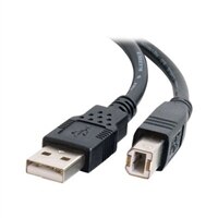 C2G - Kabel USB - 4-pinová sběrnice USB typu A (M) - USB 4 piny typ B (M) - 5 m ( USB / USB 2.0 ) - černá