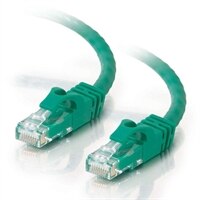 C2G Cat6 550MHz Snagless Patch Cable - Patch kabel - RJ-45 (M) - RJ-45 (M) - 1.5 m (4.92 ft) - CAT 6 - lisovaný, vinutý, bez p?ekážek - zelená