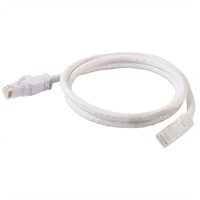 C2G Enhanced Cat6 550MHz Snagless Patch Cable - Patch kabel - RJ-45 (M) - RJ-45 (M) - 30 m (98.43 ft) - CAT 6 - lisovaný, vinutý, bez p?ekážek, zavedený - bílá