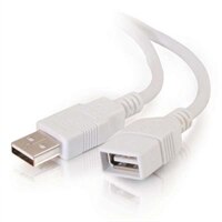 C2G - Prodlužovací šňůra USB - 4-pinová sběrnice USB typu A (M) - 4-pinová sběrnice USB typu A (F) - 2 m