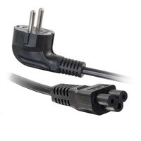 C2G Laptop Power Cord - Elektrický kabel - IEC 60320 C5 do CEE 7/7 (M) - AC 250 V - 2 m - lisovaný - černá - Evropa