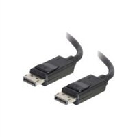 C2G 1m DisplayPort Cable with Latches 8K UHD M/M - 4K - Black - kabel DisplayPort - 1 m