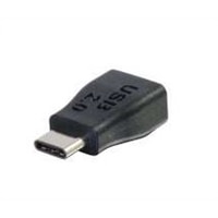 C2G USB 2.0 USB C to USB Micro B Adapter M/F - USB Type C to USB Micro B Black - USB adaptér typ C - Micro USB typ B ...