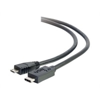 C2G 3m USB 3.1 Gen 1 USB Type C to USB Micro B Cable - USB C Cable Black - USB kabel typ C - USB-C do Micro-USB 10 pi...