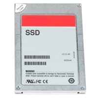 Dell 3.84TB SSD valor SAS Lectura Intensiva 12Gbps 512e 2.5" Unidad en 3.5" Portadora Híbrida