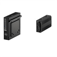 Montaje VESA doble de Dell con abrazadera de adaptador- MFF/TC