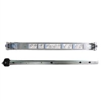 Dell ReadyRails Static Rails for 2/4-post Racks - kit del cliente - kit de carril de bastidor (2/4 postes) - 1U