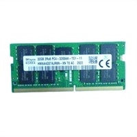 Dell actualización de memoria - 32GB - 2RX8 DDR4 SODIMM 3200MHz ECC