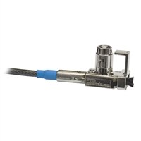 Noble TZ04T Compartimento de cunha compacto com chave de barril - Prata