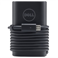 Adaptador CA de 45Watts Black Dell com de Duckhead, Type-C, Europa