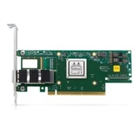 Dell Mellanox ConnectX-6 1 portas HDR100 QSFP56 Infiniband Adaptador, PCIe perfil baixo, instalação do cliente