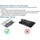 Batería de reemplazo de iones de litio Dell de 2 celdas y 28 Wh para laptops selectas