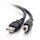 C2G - Cabo USB - 4 PIN USB Tipo A (M) - 4 PIN USB Tipo B (M) - 2 m ( USB / USB de alta velocidade ) - preto