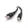 C2G - Kabel USB - 4-pinová sb?rnice USB typu A (M) - USB 4 piny typ B (M) - 3 m (9.84 ft) ( USB / vysokorychlostní USB ) - ?erná