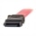 C2G 0.5m dlouhý kabel SATA se 7 kolíky a možností otočení o 180° pro připojení jednoho zařízení