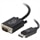 C2G 1m DisplayPort to VGA Adapter Cable - DP to VGA - Black - cabo DisplayPort - 1 m