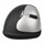 R-Go HE Mouse je ergonomická vertikální myš, větší velikost ( nad 185mm), pro praváky, bezdrátová myš 2.4 GHz – černá/stříbrná