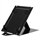 R-Go Tools RGORIDUOBL multimediální stolek/stojan Černá Notebook/tablet Multimediální stojan