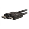 C2G 2m DisplayPort to HDMI Adapter Cable - Black - cabo de vídeo - DisplayPort / HDMI - 2 m