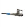 Noble Locks Cabo de segurança Compact Wedge Lock TZ04T com chave tubular Noble Locks Cabo de segurança Compact Wedge Lock TZ04T com chave tubular